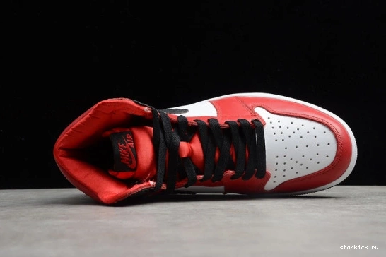 (W) Black Jordan High Satin 1 Retro CD0461-016 CD0461-016 Toe 0116